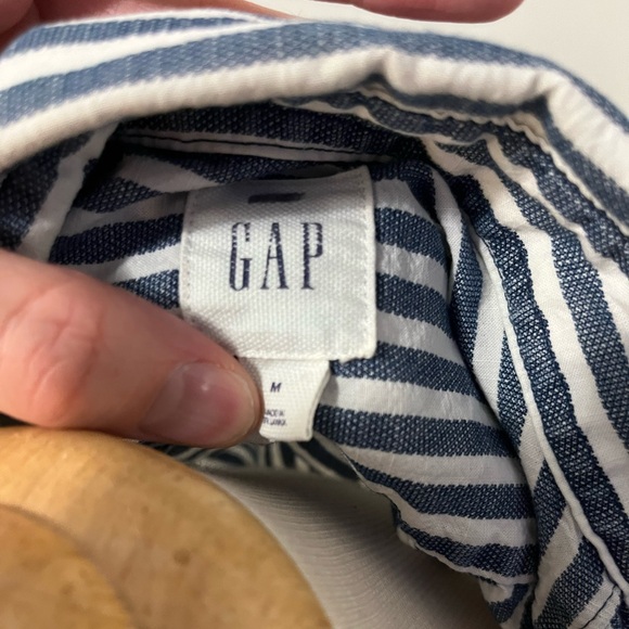 Gap Summer Striped Oxford Shirt - Picture 5 of 5